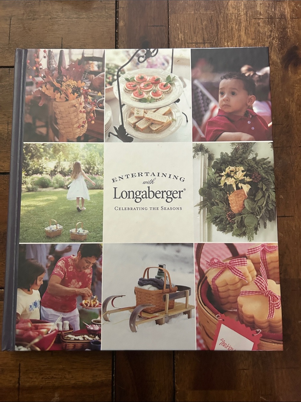 Longaberger Entertaining with Longaberger Cookbook - Multicolor